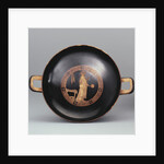 Kylix. A Woman with a Mirror. Attic pottery by Anonymous