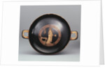 Kylix. A Woman with a Mirror. Attic pottery by Anonymous