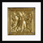 Square plaque with dancers by Anonymous