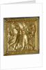 Square plaque with dancers by Anonymous