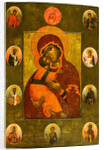 The Virgin of Vladimir with Selected Saints by Anonymous