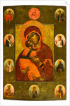 The Virgin of Vladimir with Selected Saints by Anonymous