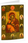 The Virgin of Vladimir with Selected Saints by Anonymous