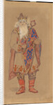 Tsar Berendey. Costume design for the theatre play Snow Maiden by Alexander Ostrovsky by Anonymous
