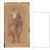 Tsar Berendey. Costume design for the theatre play Snow Maiden by Alexander Ostrovsky by Anonymous