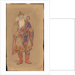 Tsar Berendey. Costume design for the theatre play Snow Maiden by Alexander Ostrovsky by Anonymous