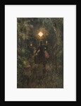 Walk with paper lamp by Anonymous