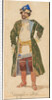Mizgir. Costume design for the theatre play Snow Maiden by Alexander Ostrovsky by Anonymous