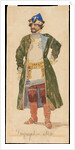 Mizgir. Costume design for the theatre play Snow Maiden by Alexander Ostrovsky by Anonymous