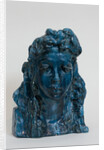Girls head with a garland by Anonymous