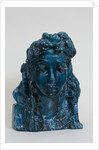 Girls head with a garland by Anonymous