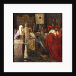 Alexander Nevsky Receiving Papal Legates by Anonymous