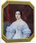 Portrait of Baroness Ekaterina Nikolayevna de Heeckeren, née Goncharova by Anonymous
