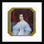 Portrait of Baroness Ekaterina Nikolayevna de Heeckeren, née Goncharova by Anonymous