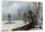 Duel between Alexander Pushkin and Georges dAnthès by Anonymous
