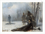 Duel between Alexander Pushkin and Georges dAnthès by Anonymous