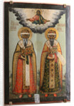 Saints Gurias of Kazan and Varsonofius of Tver by Anonymous