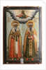 Saints Gurias of Kazan and Varsonofius of Tver by Anonymous