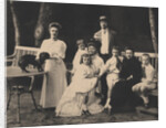 The Nabokov Family. Vladimir Dmitriewitsch, Elena Ivanovna, Maria Ferdinandovna with children by Anonymous