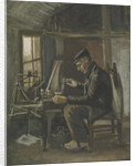 Man Winding Yarn by Anonymous