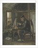 Man Winding Yarn by Anonymous