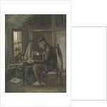 Man Winding Yarn by Anonymous