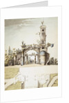 Project for the Ruins Pavilion in the Park at Tsarskoye Selo by Anonymous