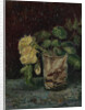 Glass with Yellow Roses by Anonymous