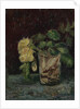 Glass with Yellow Roses by Anonymous