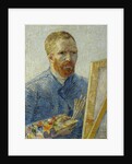 Self-portrait at the easel by Anonymous