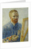Self-portrait at the easel by Anonymous