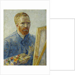 Self-portrait at the easel by Anonymous