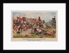 The attack of the French hussars on the 2nd Pomeranian Battalion. Dannigkow-Möckern, 5 April 1813 by Anonymous