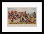 The attack of the French hussars on the 2nd Pomeranian Battalion. Dannigkow-Möckern, 5 April 1813 by Anonymous