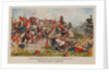 The attack of the French hussars on the 2nd Pomeranian Battalion. Dannigkow-Möckern, 5 April 1813 by Anonymous