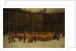 Nicholas I before the Unit Formation of the Life-Guards Field Engineer Battalion in the Court of the by Anonymous