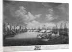 Russian and Turkish fleet before the Battle of Chesma on July 5, 1770 by Anonymous