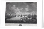 Russian and Turkish fleet before the Battle of Chesma on July 5, 1770 by Anonymous