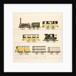 Coaches Employed on the Railway, 1831 by Thomas Talbot Bury