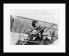 Hélène Dutrieu at the controls of her plane, c.1911 by Anonymous