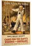 Fundraising campaign for the Navy Relief Society, 1917 by Anonymous