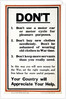WW1 Poster appealing to the public to support the war effort by being frugal, 1917 by Anonymous