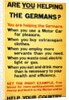 WW1 Poster appealing to the public to support the war effort by being frugal, 1917 by Anonymous