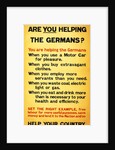 WW1 Poster appealing to the public to support the war effort by being frugal, 1917 by Anonymous