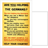 WW1 Poster appealing to the public to support the war effort by being frugal, 1917 by Anonymous