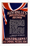 Australian Recruitment Poster, 1915 by Anonymous