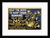 Canadian Army Recruitment Poster Help the Boys Keep them Running, 1914-1918 by Anonymous