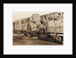 American troops on a train in France, c. 1917 by Anonymous