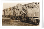 American troops on a train in France, c. 1917 by Anonymous
