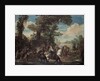 The Fight between Arquebusiers and cavalry by Anonymous